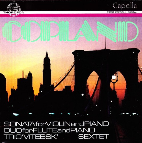 Copland sonata for violin - -,