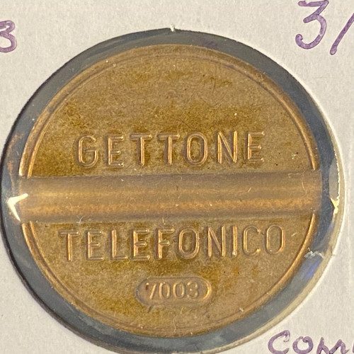 Gettone telefonico public - telefonico,
