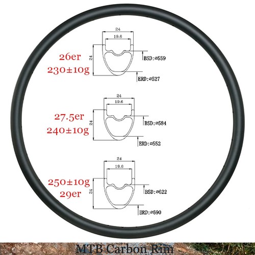 Cerchio carbonio 5 - carbonio, 27,5