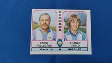 FIGURINE CALCIATORI PANINI 1980-81 NUOVA N.459 PELLEGRINI/CERILLI ESAURITA