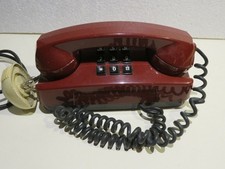 telefono fisso a tasti STARLITE GTE SIP di Telecom Italia rosso vintage d'epoca