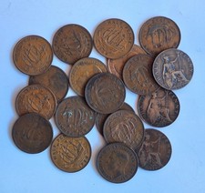 Lotto 19 Monete HALF PENNY dal