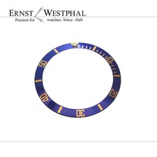 Intarsio lunetta blu/oro