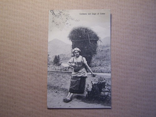 Costume del lago como - lago, di