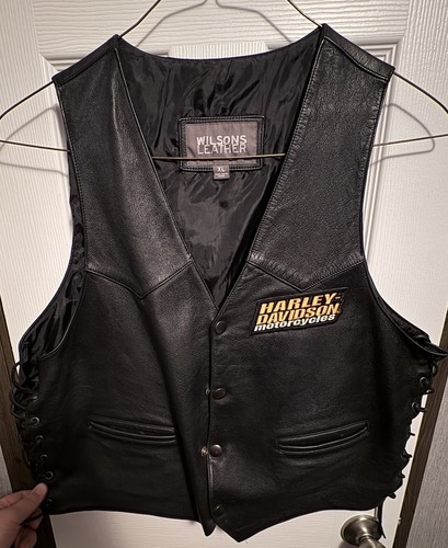 Gilet vera pelle wilson xl - gilet,