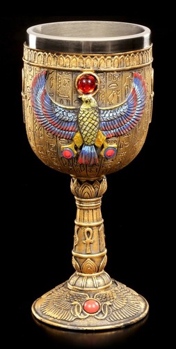 Horus kelch deko figura - horus, egitto