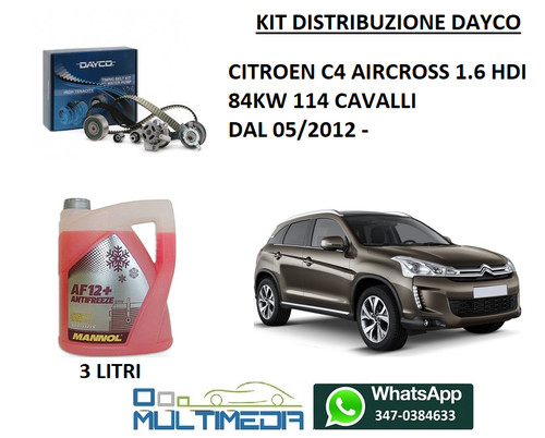 Kit distribuzione pompa - kit,