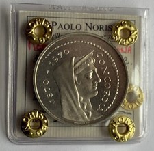 1000 LIRE ARGENTO 1970 “ROMA CAPITALE” PERIZIA FDC NORIS PAOLO!