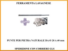 Punte lunghe attacco SDS-MAX per pietra naturale Makita  Ø 28 32 38 40 mm