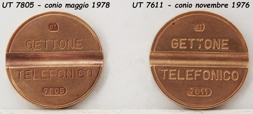 1976 1978 gettoni telefonici - 1978,