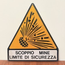 CARTELLO INDUSTRIALE ANNI 60