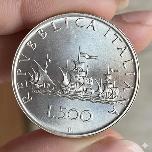 Caravelle 500 lire - lire, fior