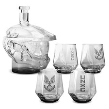 Set Di Decanter In Vetro Da 6