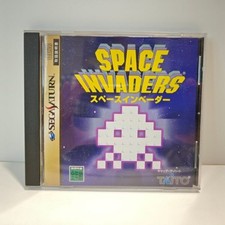 SPACE INVADERS SEGA SATURN NTSC JAP CIB COMPLETO