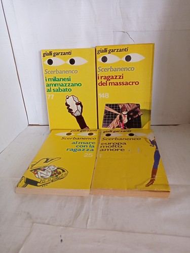 Gialli scerbanenco garzanti - gialli,