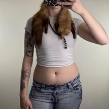 Sciarpa stola visone originale