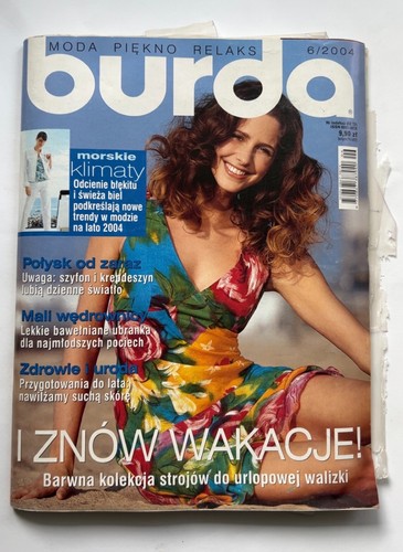 Magazyn burda 2004 moda - 6/2004,