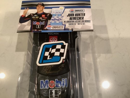 John hunter nemechek autografo - john,