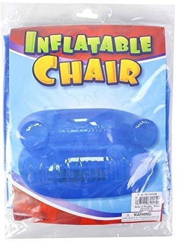 Sedia gonfiabile blu - sedia,