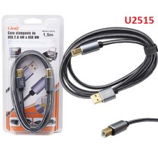 CAVO USB STAMPANTE USB2.0 1.5 METRI FOTOCOPIATRICE MULTIFUNZIONE FAX