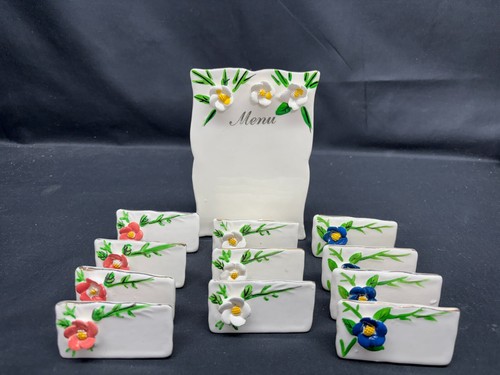 Menù ceramica floreale la - menù, in