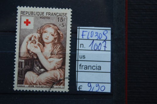 Francobolli francia usati - francobolli,