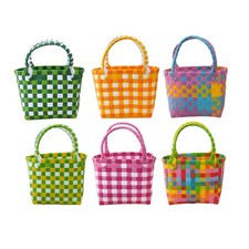 Borsa a mano intrecciata da