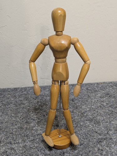 Manichino figura legno - figura,