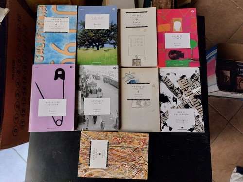 Lotto libri poesie mondadori - poesie,