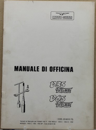 Manuale officina moto - manuale, guzzi