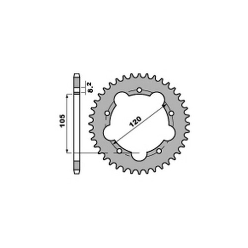 Pbr 3565 corona trasmissione - pbr,