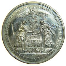 [NC] MEDAGLIA TEDESCA LEGA ANSEATICA HANSE 1976 ARGENTO 49 mm (nc2986)