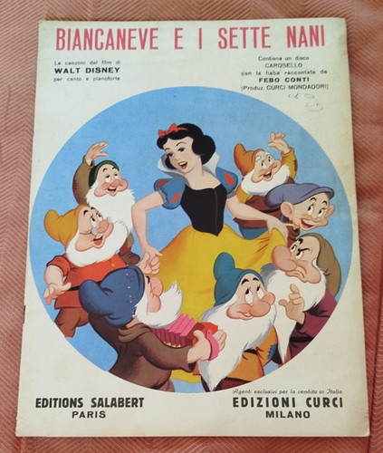 Biancaneve sette nani - e, i