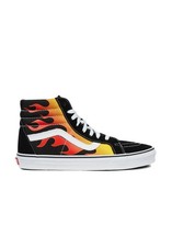 SCARPE SKATE VANS UA SK8-HI REISSUE (FLAME)BLACK/BLACK/TR WHT