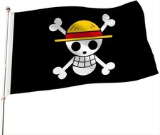 ONE PIECE FLAG BANDIERA PIRATI BANNER cm 60x90