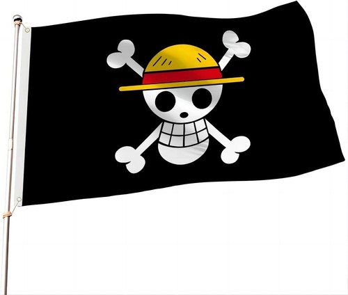 One piece flag bandiera pirati - one,