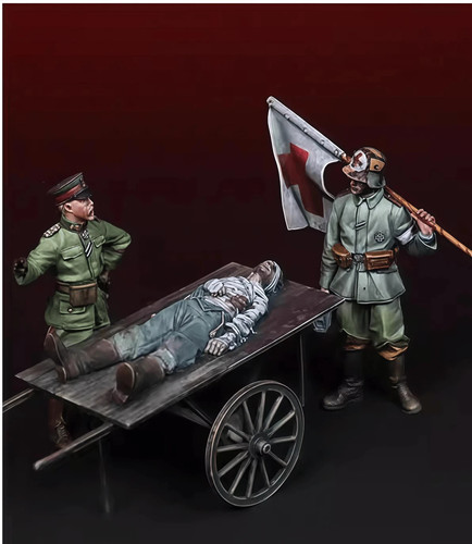 Wwi german medic diorama - wwi,