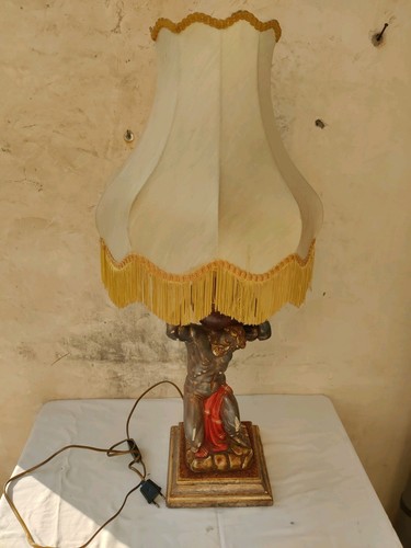 Scultura atlante lampada - ,
