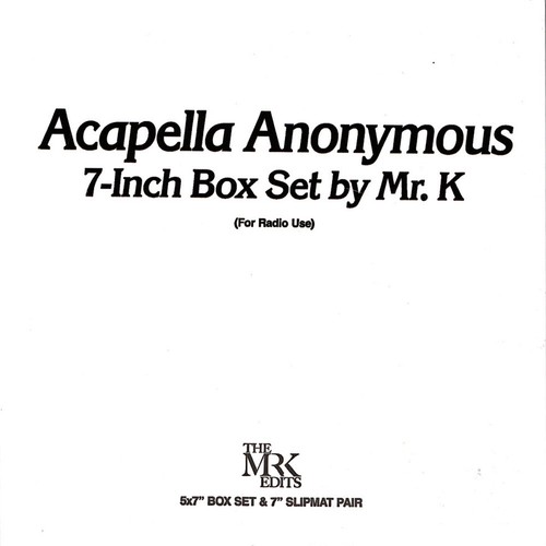 Acapella anonymous - mr.,