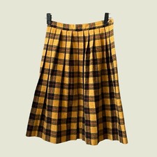 Gonna Tartan A Pieghe 