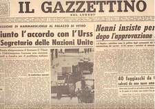 I2  IL GAZZETTINO DEL LUNEDI N. 42 ANNO 75 DEL 16/10/1961 40 FUGGASCHI DA CUBA