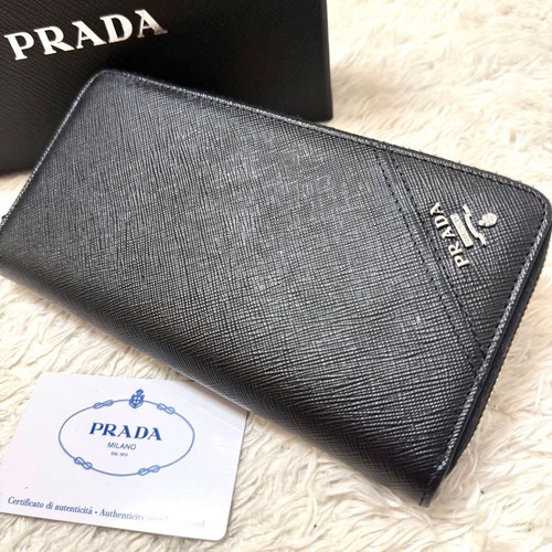 Prada portafoglio lungo - lungo, pelle