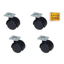 4 ROTELLE RICAMBIO MOBILI