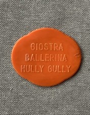 GETTONE / BIGLIETTO VINTAGE PER GIOSTRA BALLERINA HULLY GULLY