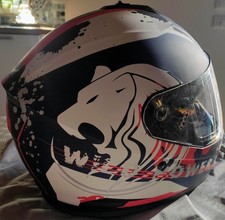 casco moto CGM Casco integrale 315G LION Blu opaco XL Usato pochissimo