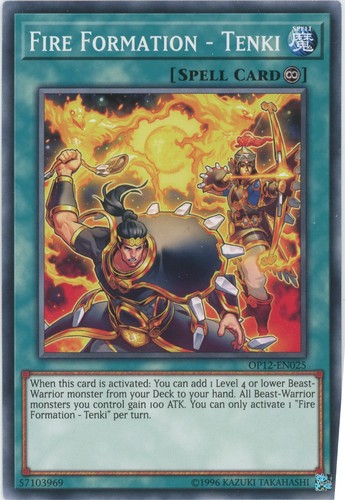 Yugioh fire formation tenki - fire,