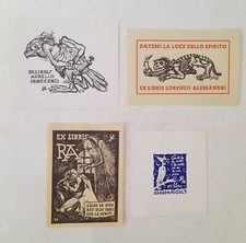 ♥ LOTTO 4 EX LIBRIS LORENZO