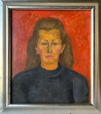 Quadro a Olio Ritratto Donna