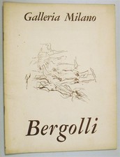 Martini ALDO BERGOLLI PAESAGGI URBANI Galleria Milano 19 novembre 1964