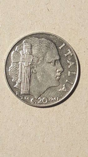 Moneta centesimi 1941 - 20,